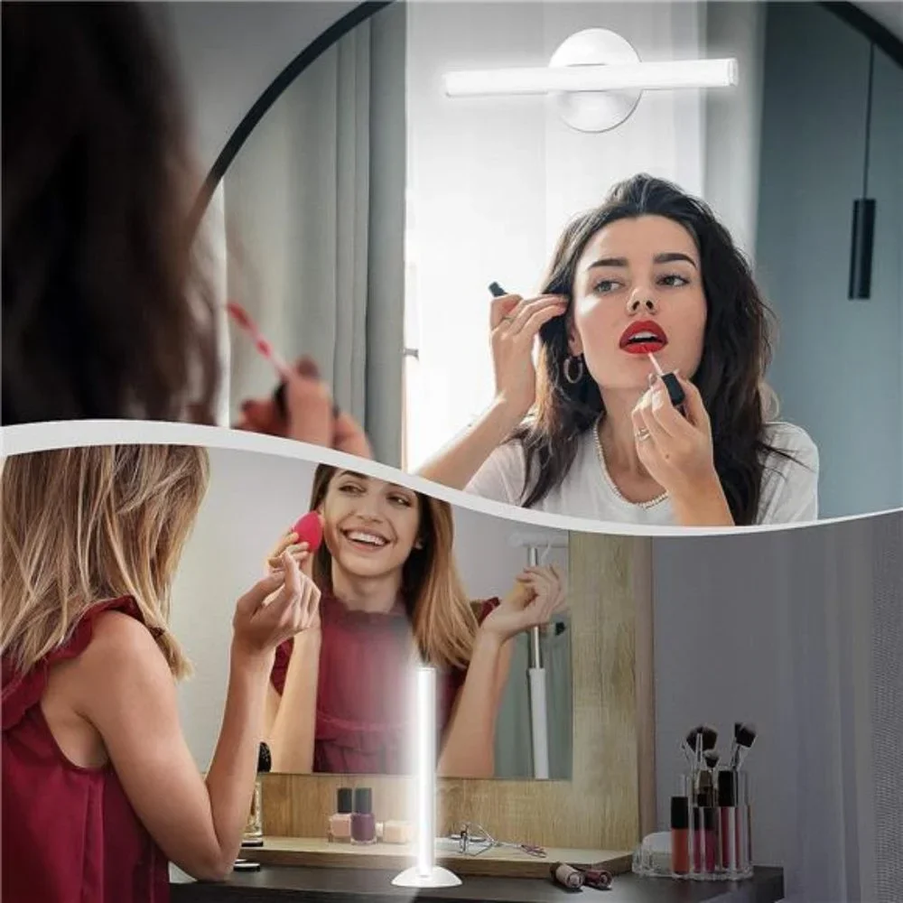 LED Mirror Lights Portable Rechargeable Vanity Light 3 Brightness Touch Control